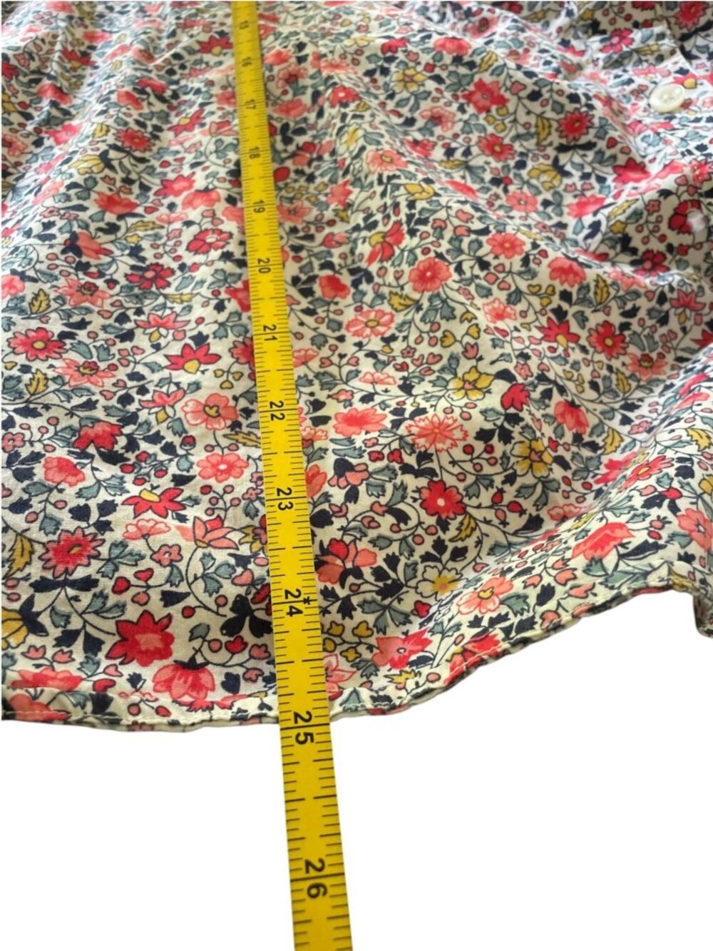 Joules SuperDuper Shirting Ditzy Floral Print 100% Cotton Button Down Blouse 14 - Picture 9 of 10